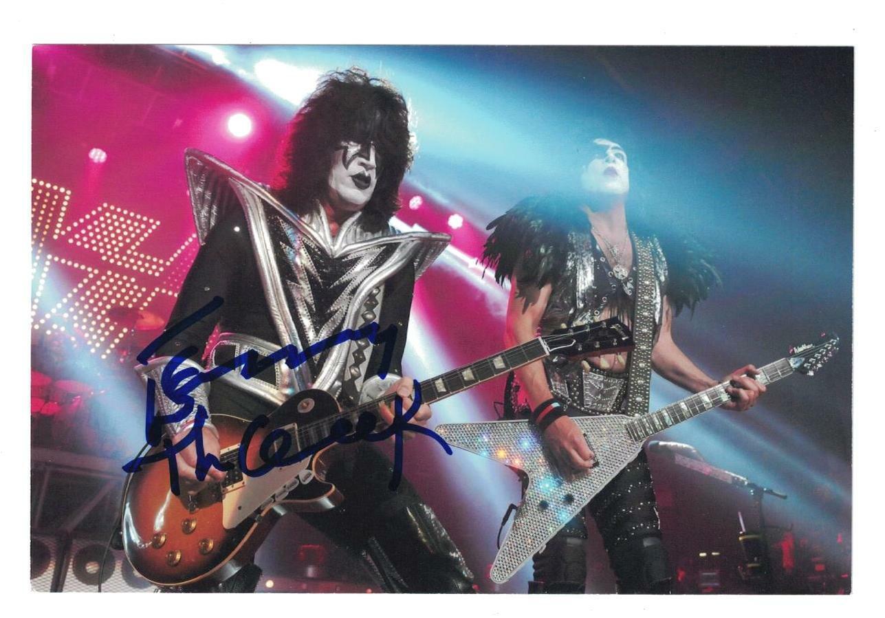 Tommy Thayer Signed Autographed 4 x 6 Photo Poster painting Guitarist Rock Band Kiss C