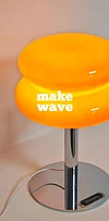 Mid Century Modern Table Lamp Space Mars Orange Atmosphere Table Lamp