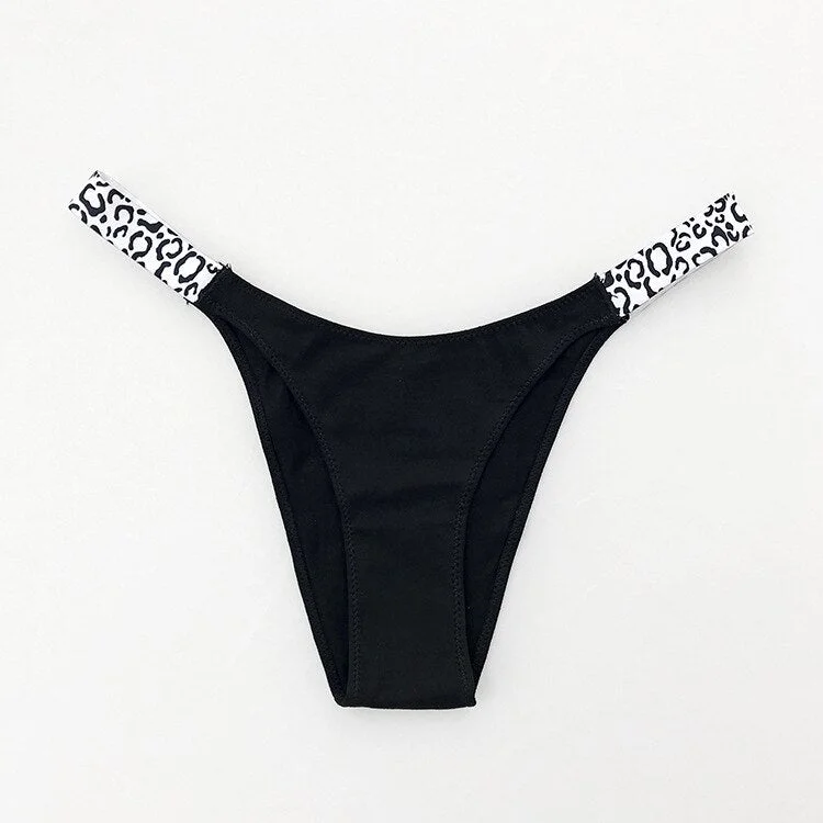 European And American New Panties Sexy Solid Color Panties Fashion Comfort Zebra G-String Low Waist Seamless Underpants Lingerie