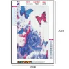 Rose butterfly | Full Round Diamond Painting Kits