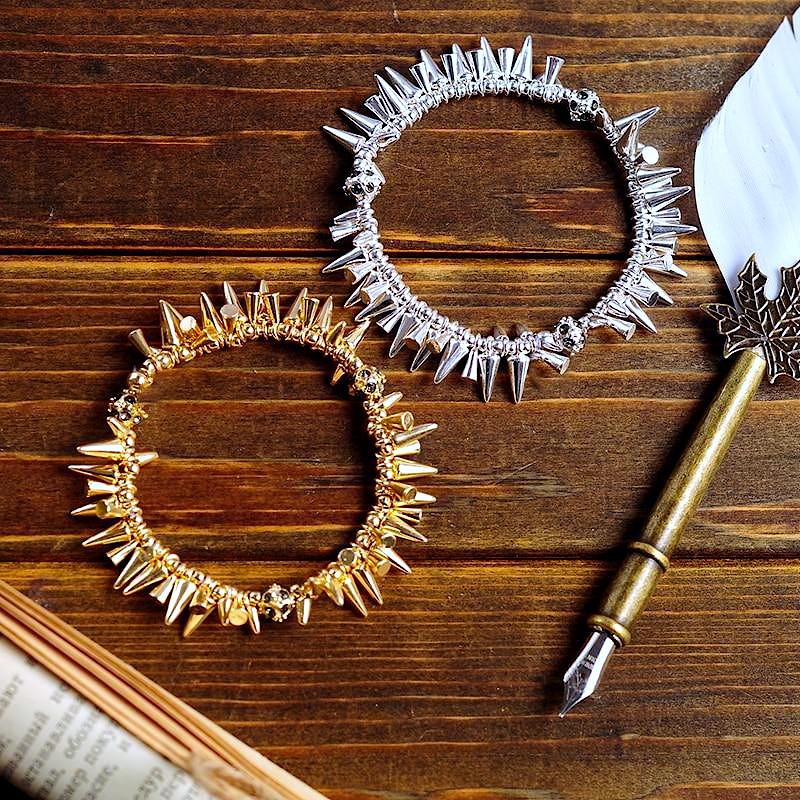 Crystal Punk Bracelet-Mayoulove