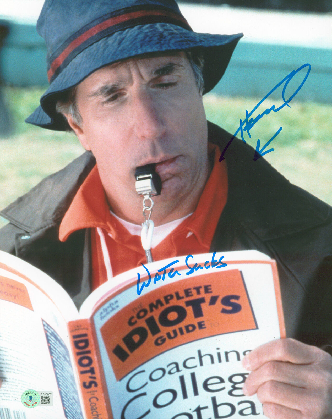 Henry Winkler The Waterboy Water Sucks Authentic Signed 11x14 Photo Poster painting BAS #BD13067