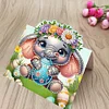 (US Only)8PCS DIY Diamond Art Greeting Cards Easter Designs Congratulations Cards & Gifts