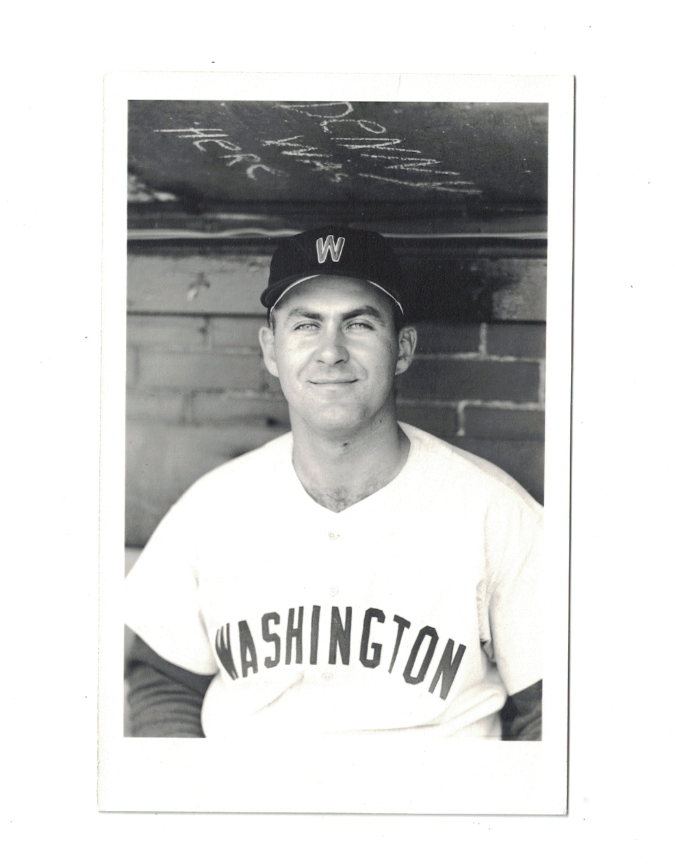 Henry Dutch Dotterer Washington Senators Vintage Kodak Baseball Postcard RH1