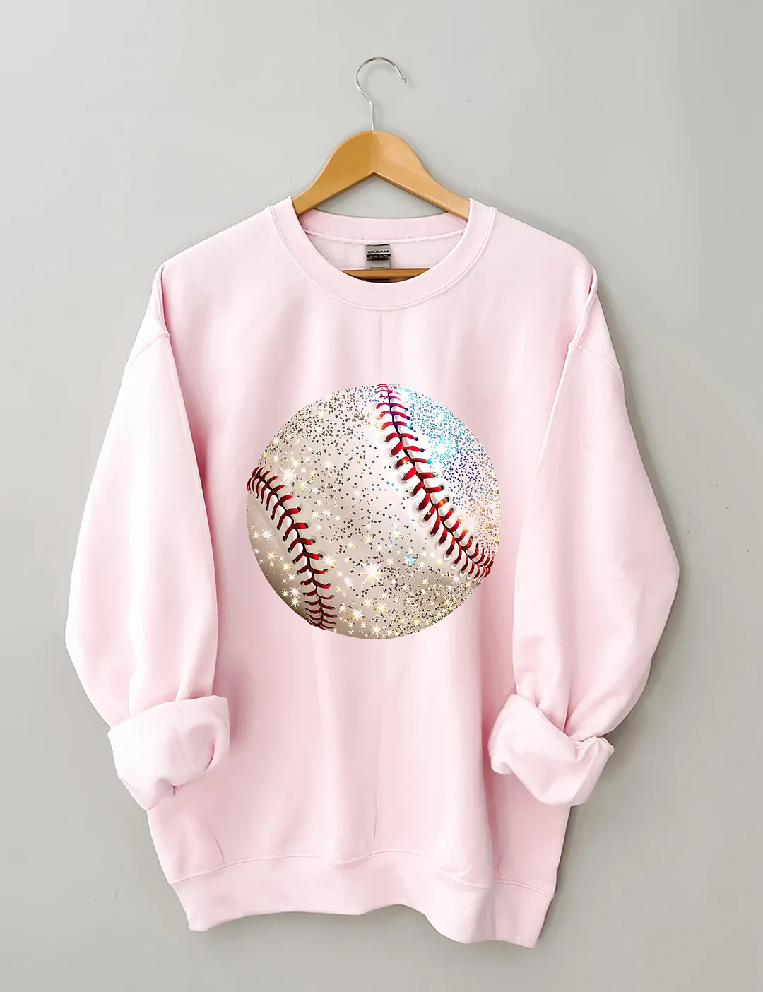 Glitter Baseball Game Day Sweatshirt