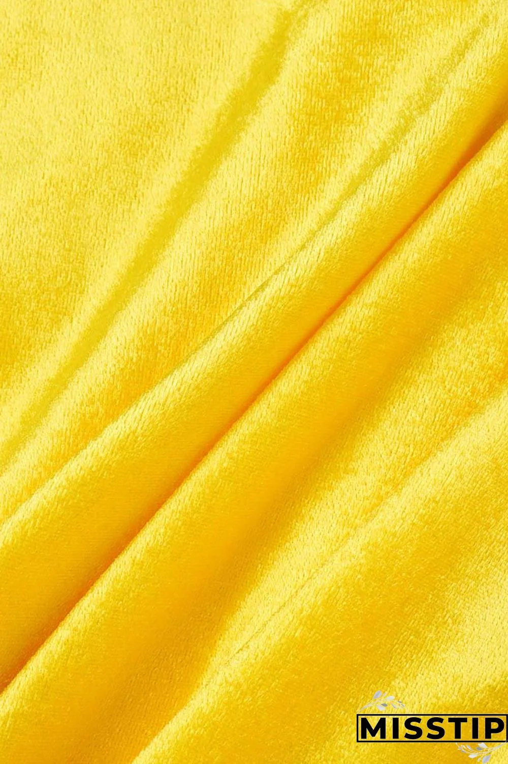 Yellow Sexy Solid Tassel Patchwork Backless Spaghetti Strap Irregular Dress Dresses