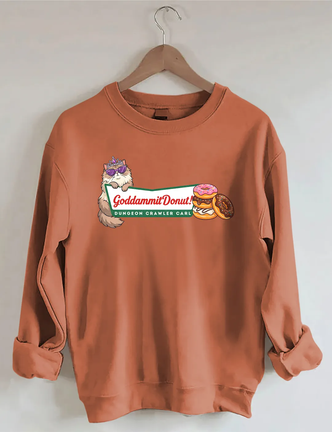 Goddammit Donut Dungeon Crawler Carl Sweatshirt