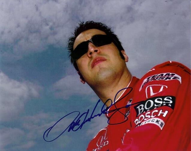 *SAM HORNISH JR.*SIGNED*AUTOGRAPHED*Photo Poster painting*INDYCAR SERIES*NASCAR*COA*8 X 10