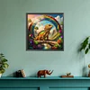 Diamond Painting -DIY Round Drill Rainbow Wings Lizard