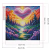 Diamond Painting -DIY Round Drill Partial AB Colorful Scenery(45x45 CM)