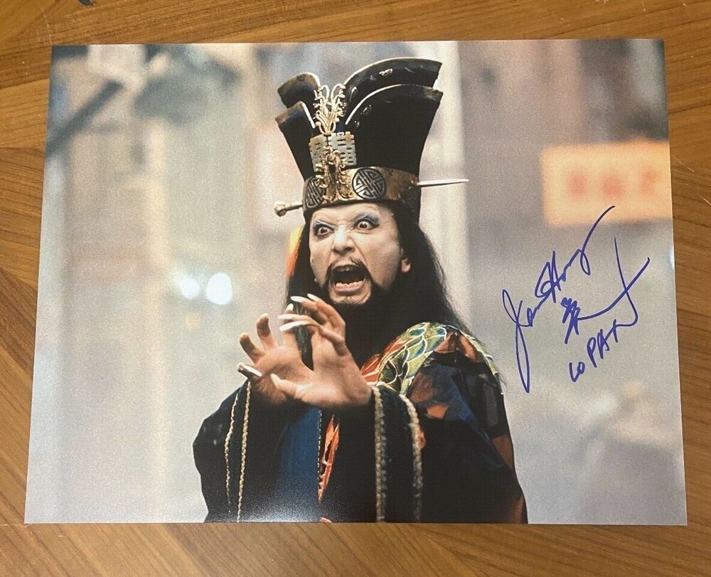 * JAMES HONG * signed 11x14 Photo Poster painting * BIG TROUBLE IN LITTLE CHINA * LO PAN * 23