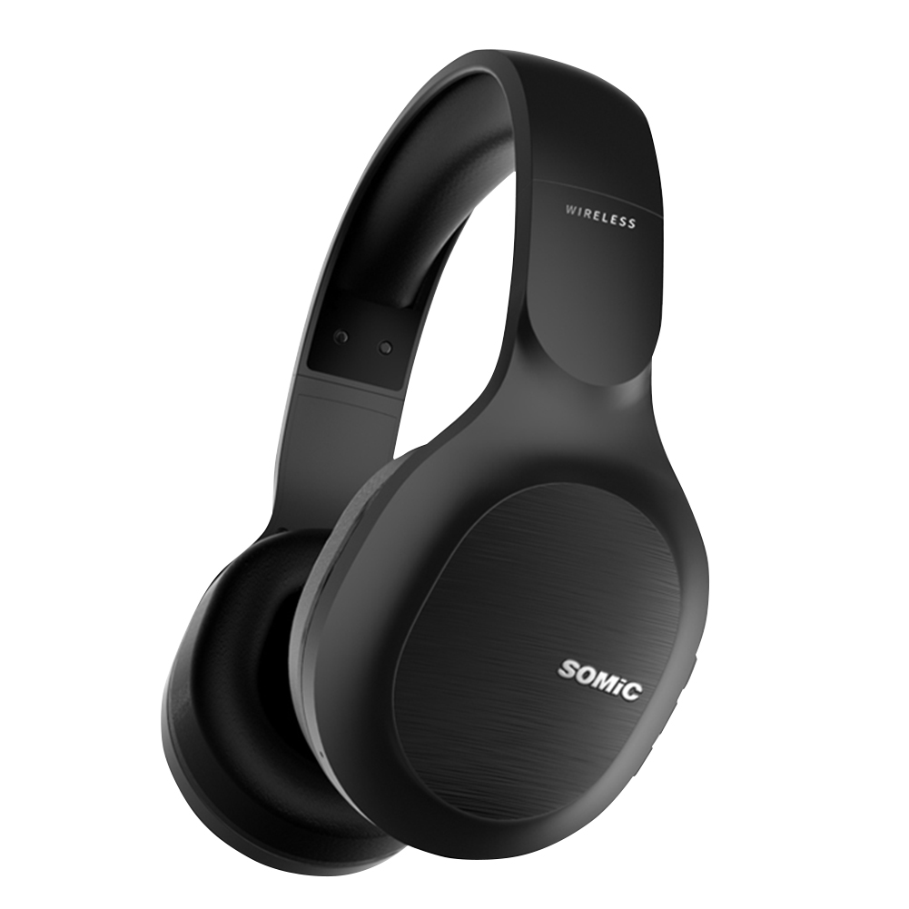 

SIMIC MS300 3.5mm Bluetooth Stereo Sports Wired Wireless Gaming Headphone, Black, 501 Original