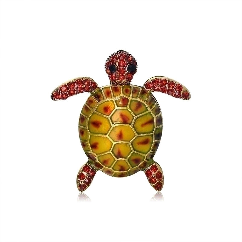 Cartoon Style Pin Tortoise Alloy Unisex Brooches