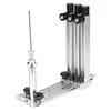 [US Local Warehouse] Bike Wheel Truing Stand Rotating Design Bicycle Wheels Weaving Stand Foldable Bike Hub Spokes Braiding Table for Bike Mechanics and DIY Enthusiasts