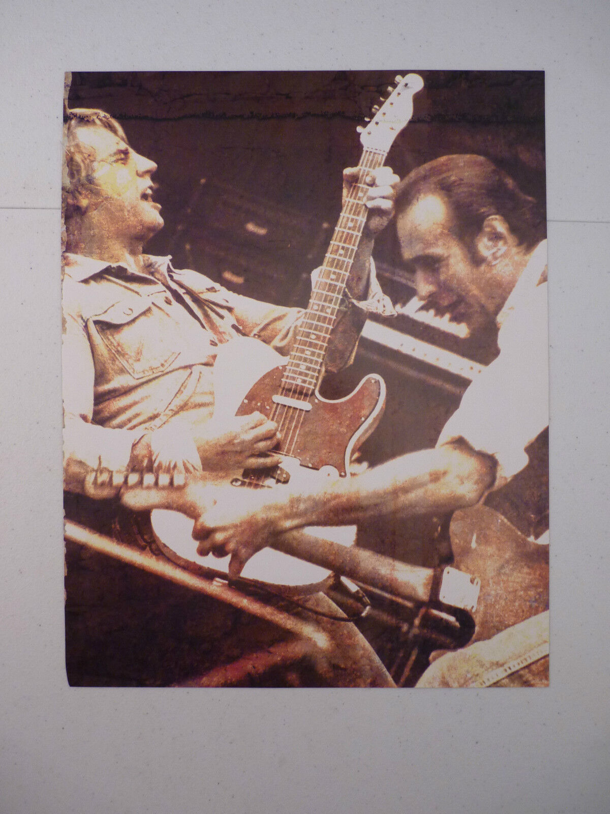 Francis Rossi Parfitt Status Quo Guitarist 12x9 Coffee Table Book Photo Poster painting Page