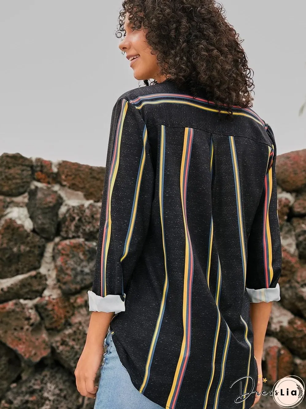 Weekend Casual Striped Shirt