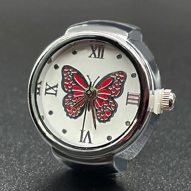 Sweet Butterfly Quartz Watch Rings Women’s Watches