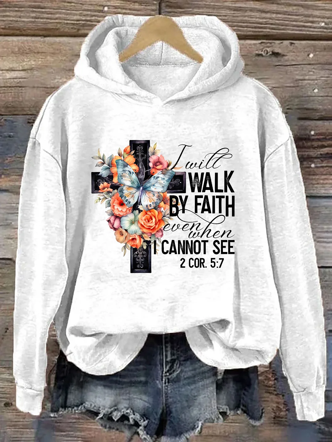 Walk by Faith Hoodie