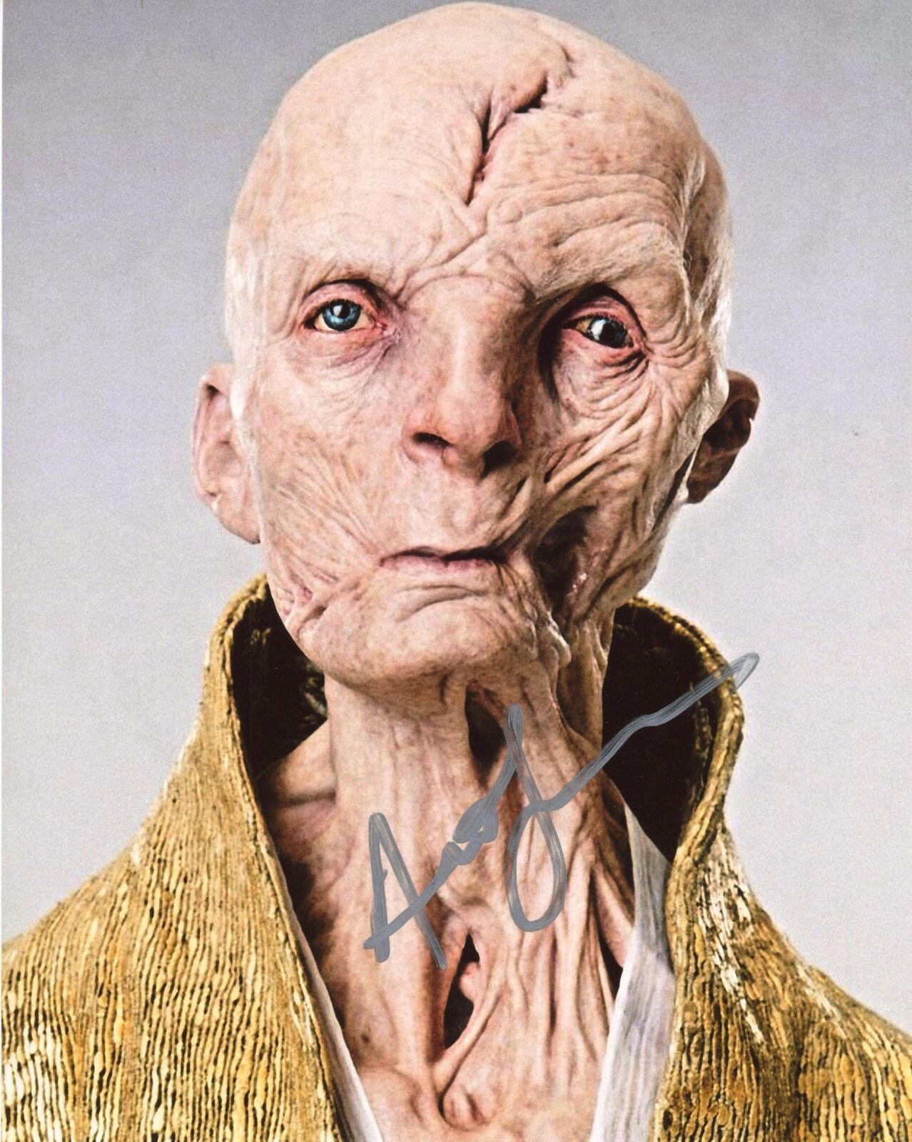 ~ANDY SERKIS Authentic Hand-Signed Star Wars Supreme Leader Snoke