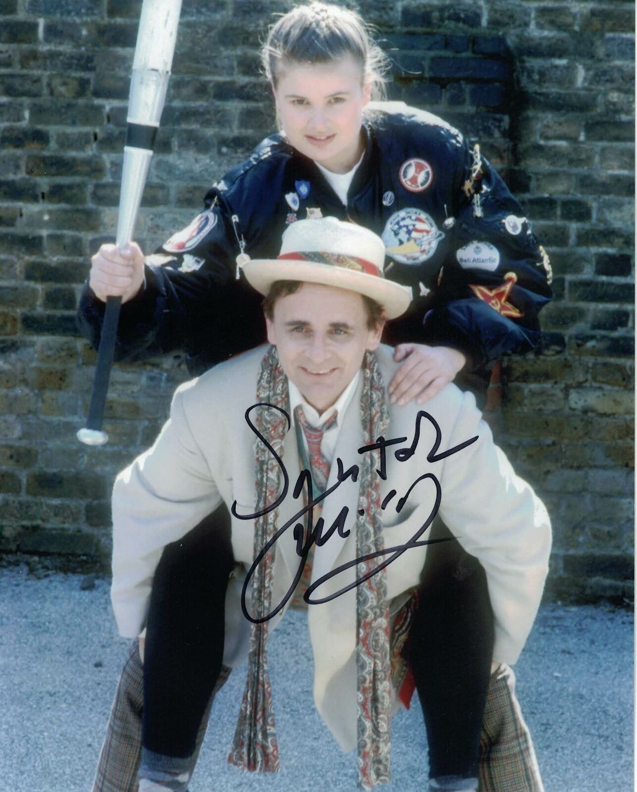 SYLVESTER MCCOY - 7th Doctor Who - hand signed 10 x 8 Photo Poster painting