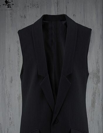 2021 New Arrival Dress Vests For Men Slim Fit Mens Suit Vest Male Waistcoat Gilet Homme Casual Sleeveless Formal long-style Vest