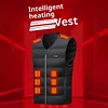 22 Heating Zones Electric Heated Vest USB V Neck Thermal Clothes for Outerwear