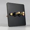 Stainless Steel Gold Retro Switch