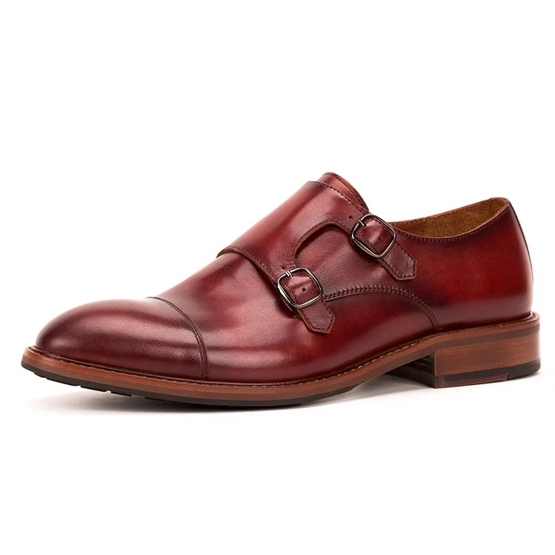 THE MONK SHOE IN BURGUNDY