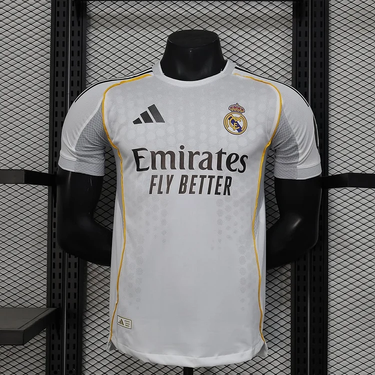 Player Version 2025-2026  Real Madrid Home Jersey