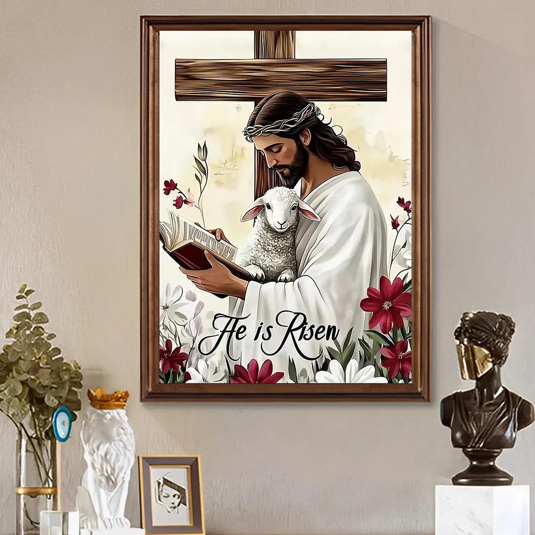 Jesus Lamb Resurrection Diamond Painting Kit 30x40cm