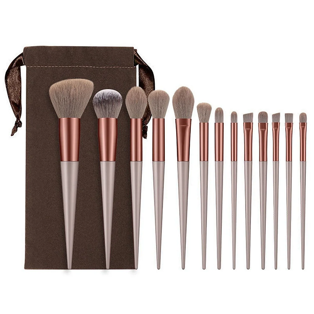 💥Hot Sale 49% Off🔥13-Pc Professional Makeup Brush Kit – Soft Synthetic Hair for Face & Eyes – Travel-Friendly 