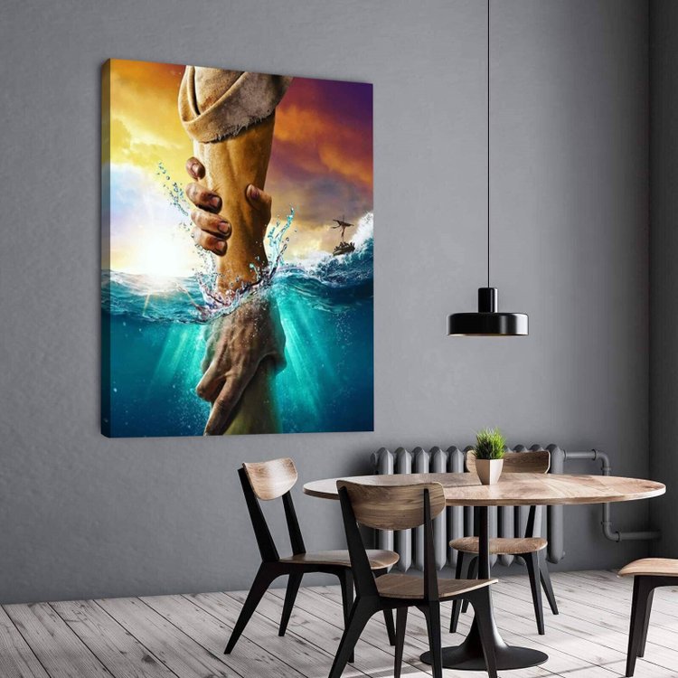 The Hand of God Canvas Wall Art
