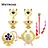 [Wetrose] In Stock Yae Miko Cosplay Props Accessory Staff Weapon Model Head Gear Earring Heisoku Mesa Gohei Onbe Green Xiao