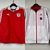 2023-2024 Bayern Munich Reversible Windbreaker (Red-white)Soccer Jersey 1:1 Thai Quality love fball