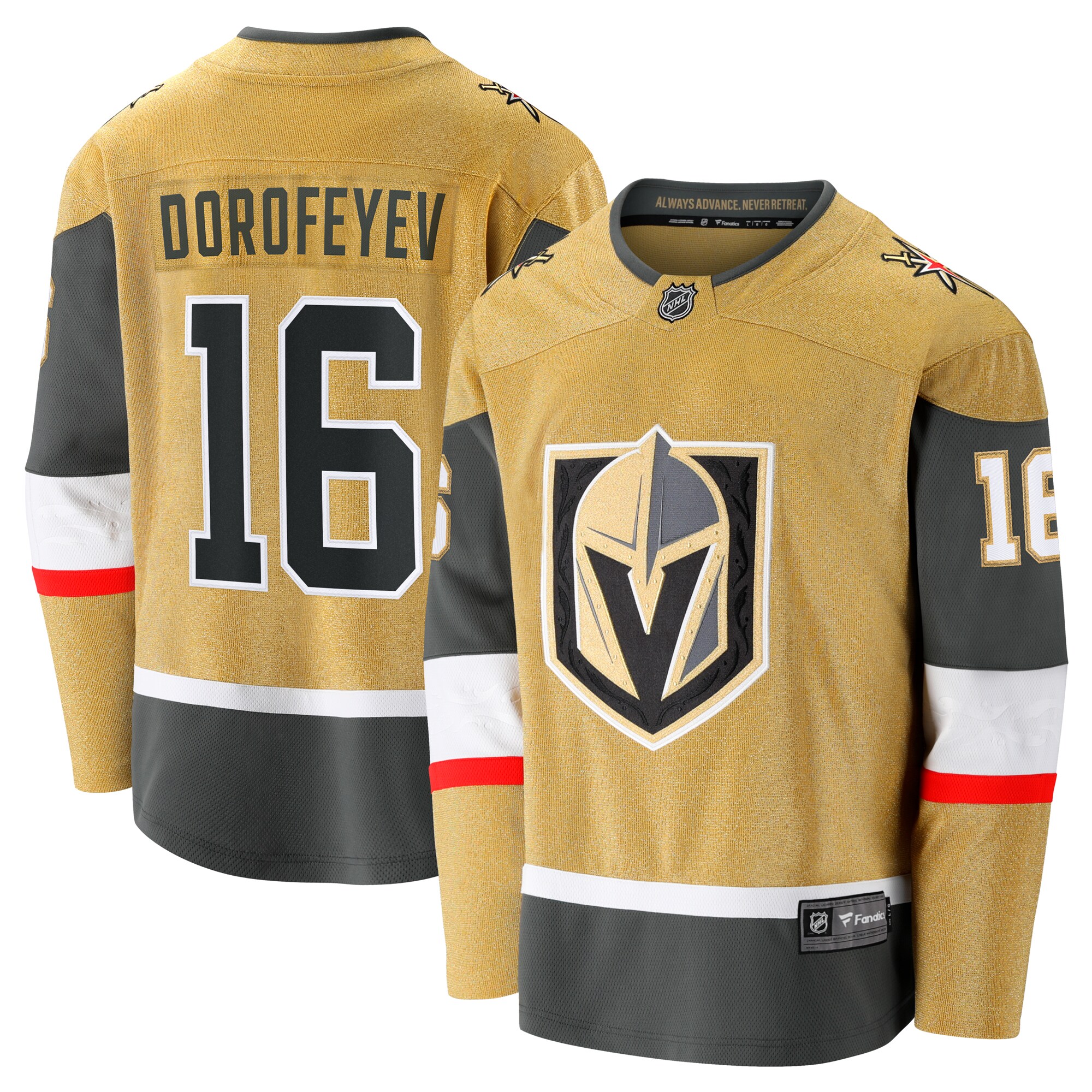 Pavel Dorofeyev Vegas Golden Knights Fanatics  Premier Breakaway   Jersey &ndash; Gold mysite