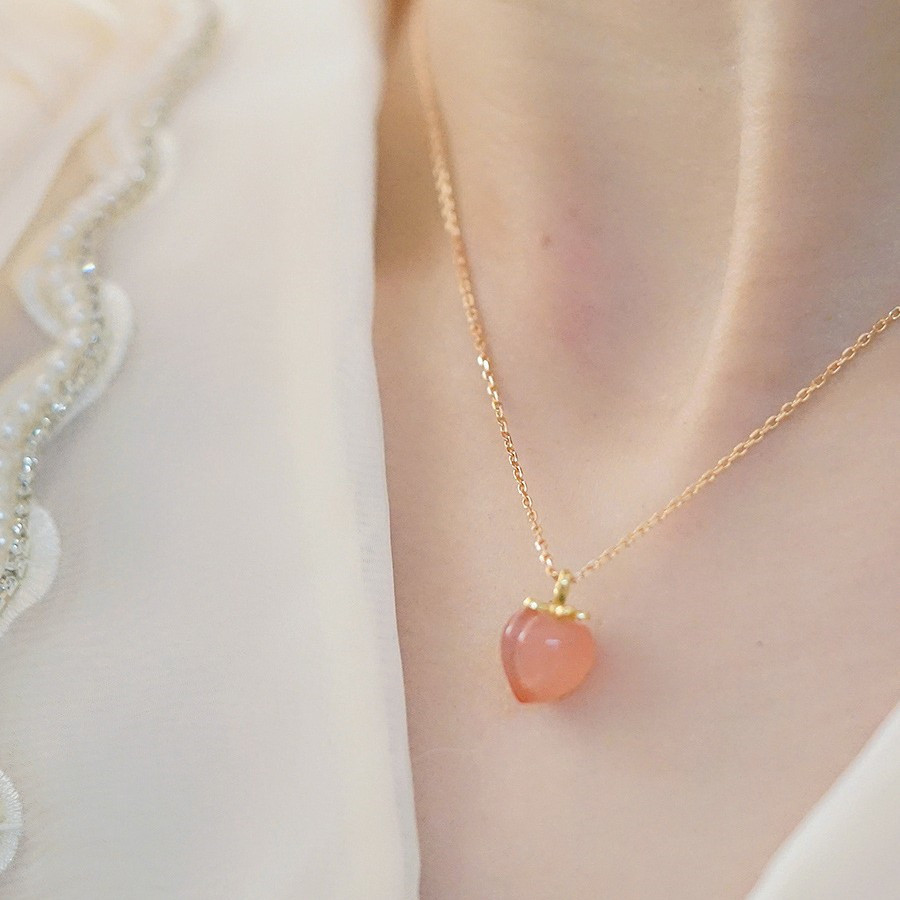 MINI PEACH NECKLACE