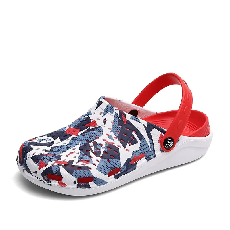 Hole Shoes Male Mens Shoes Sandals Sandalias Summer Shoes Sandalen Slippers Sandalet hombre Sandali  Clogs New 2019