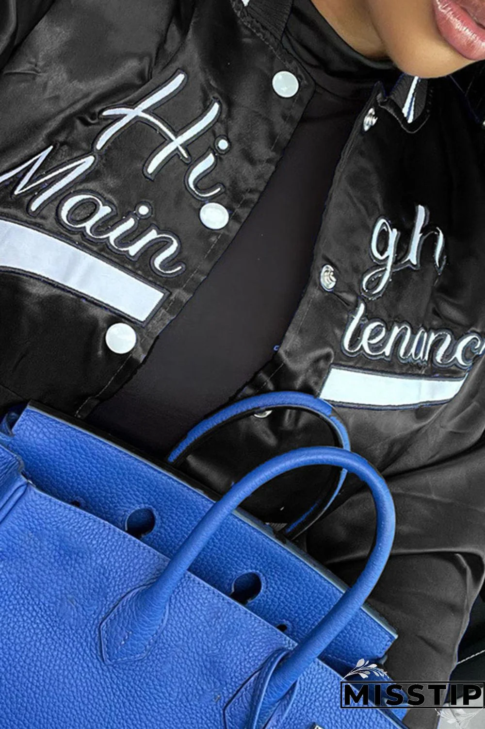 Green Casual Street Embroidered Patchwork Buckle Cardigan Collar Outerwear