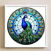 (Counted/Stamped) Peacock - 18CT Cross Stitch 20*20cm/7.87*7.87in