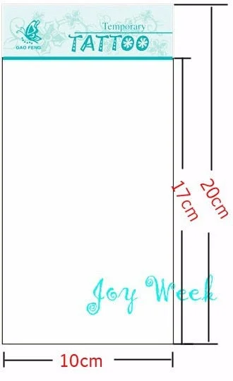 Waterproof Temporary Tattoo Sticker dragons China totem tatto stickers flash tatoo fake tattoos for men women