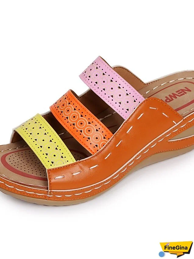 Women's Sandals Wedge Sandals Platform Sandals Plus Size Outdoor Daily Beach Summer Platform Wedge Heel Open Toe Casual