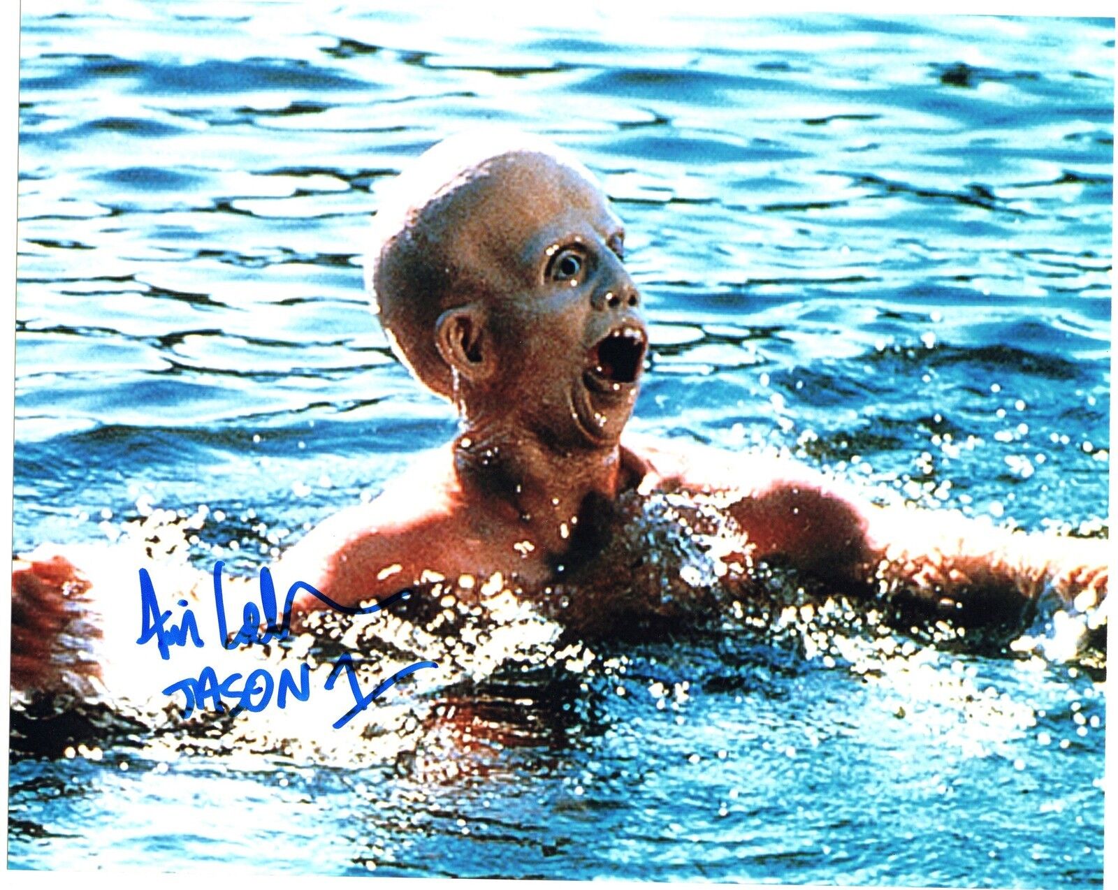 Ari Lehman Friday The 13th Movie Jason Signed 8x10 Photo Poster painting w/COA #1