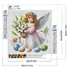Diamond Painting-DIY Full Round Drill Easter Angel