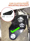 Clutch Pedal Assembly Support Iron Clutch Pedal Repair Kit for VW T4 Transporter