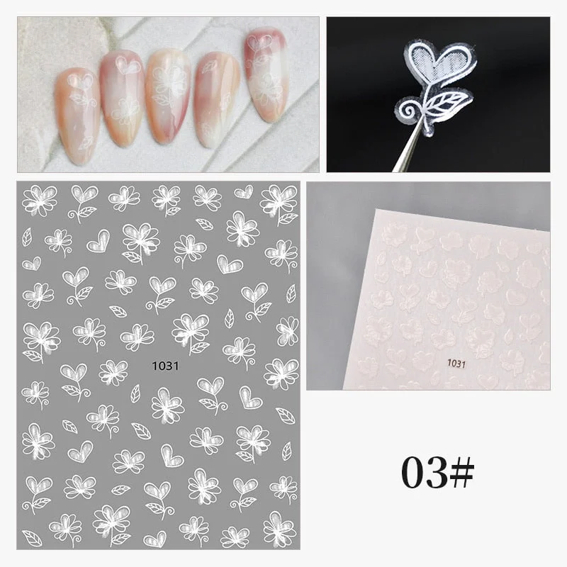 1Pc 3D Halloween Nail Stickers Anime Joker Spider Snake Sliders Nail Art Stickers Adhesive Christmas Decals Snowflake Decor-Nail Inspo