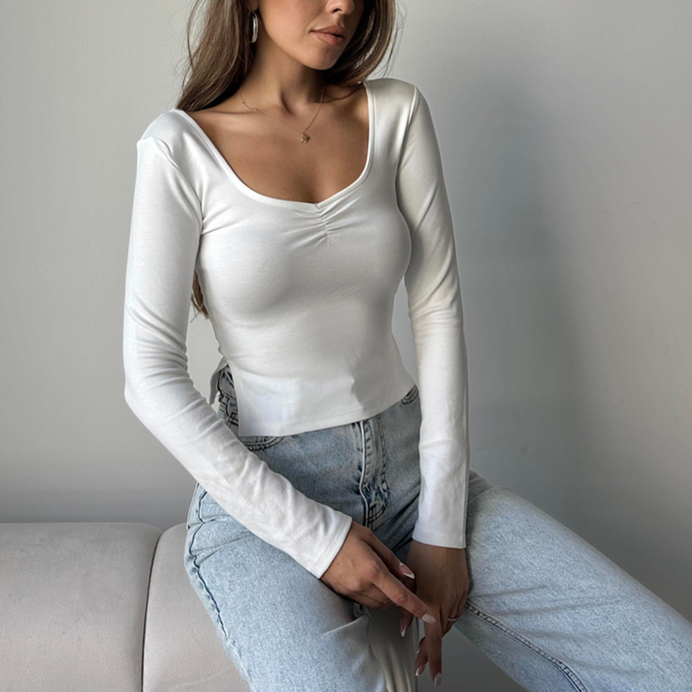 Women's Casual Long-sleeved Bottoming Shirt
