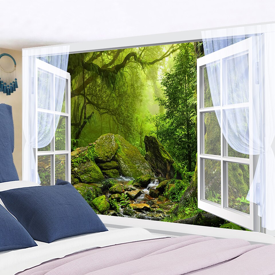 

Beautiful Natural Forest - Tapestry, 145*130cm, 501 Original