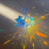 Creative Streamer Snowflake Crystal Sun Catcher Pendant Desktop Ornaments Christmas Decoration