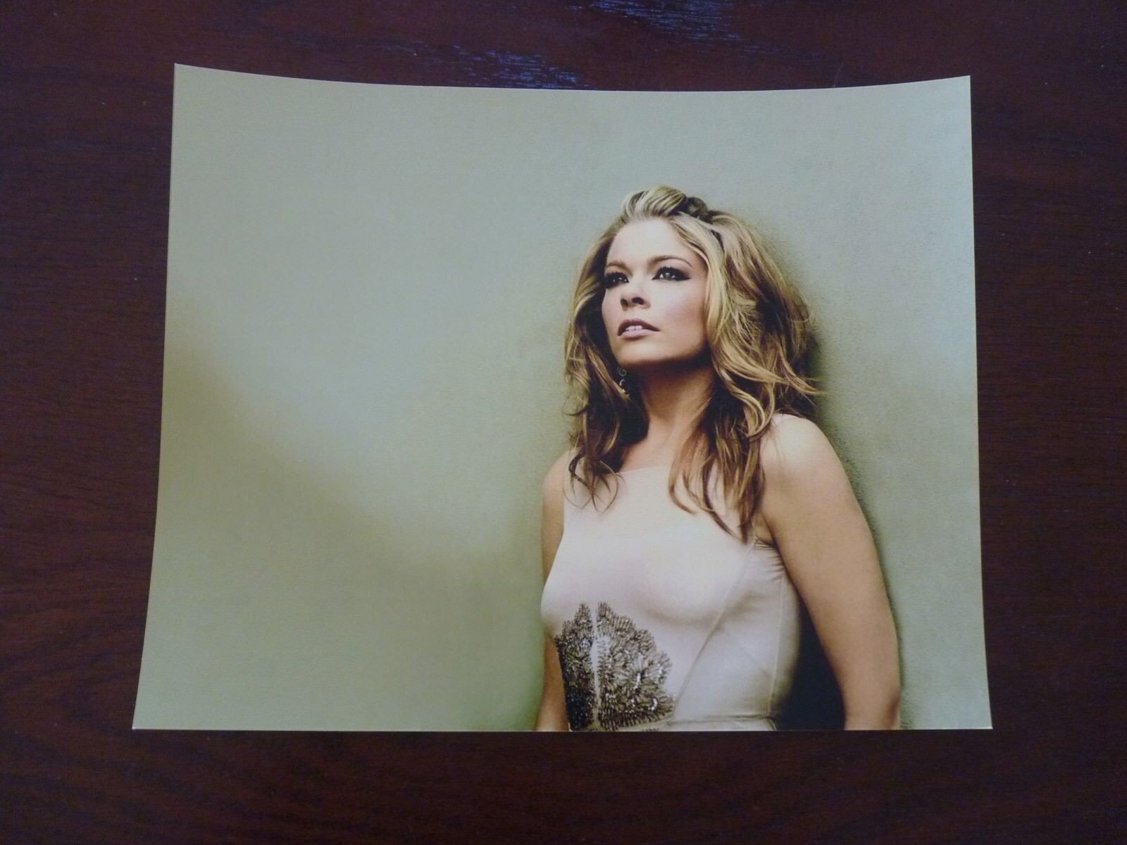 LeeAnn Rimes Country Music 8x10 Color Promo Photo Poster painting