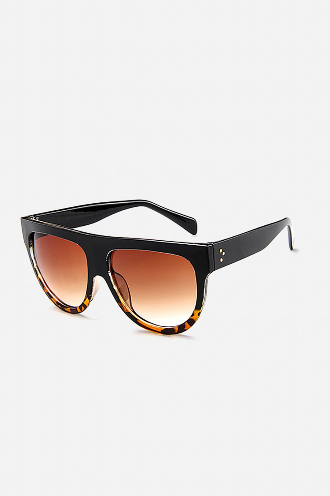 FashionV-FashionV Retro Big Frame Sunglasses